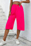 Women's Elastic Waist Capri-Shorts Spr24Ks65 - 3