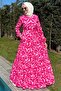 Water Patterned Dress Pink - 3