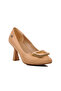 PC-53103 Beige Women's Heeled Shoes - 4