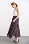 Eva Parted Long Skirt Anthracite - 2