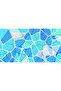Transparent Stained Glass Pattern Adhesive Foil 90Cmx 2 Meters - 2