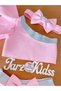 Girl's Ruffle Sleeve 4-Piece Skirt, Bodysuit, Bandana and Socks Set - 4