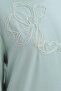 Defne-Front Lycra Sweat with Embroidery Detail - 5