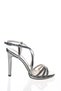Women's Stone Trimmed Thin Heeled Evening Dress Shoes - 2