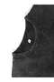 Men's Anthracite Special Washed Fabric Oversize T-shirt - 5
