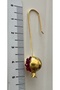 Sunshine-Newyear-Blessing-Blessing-New Year-Vintage-Ethnic Red Pomegranate Earrings - 5