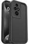 Honor 200 Pro Case Soft Textured Shock Absorbing Black Silicone Cover with Camera Protection