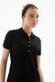 Polo Neck Dress Black - 2