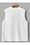 Printed Sleeveless Tshirt Men's Zero Sleeve Clothing Sportswear Oversized T-Shirt - 2