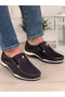 Men's Marine Summer Leather Shoes Navy Blue Color Nubuck Shoes
