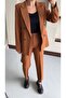 Vera Blazer Jacket Trousers Camel Fit Set - 2
