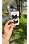 Black Glitter Butterfly Buckle Set of 2 - 5