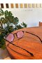 Asude Round Shiny Gray Leopard Metal Hinged Flexible Lightweight Screen Glasses 50-17-145 - 5