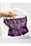 Intive Floral Patterned Supported Thong Striped Design Stylish Feminine Bra Set - 4