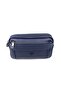 Men's Navy Blue Luxury Handbag with Belt and Bracelet - 4