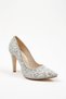 Women's Pearl Embroidered 11 cm Thin Heeled Evening Dress Shoes - 3