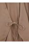 Cross Buttoned Double Laced Muslin Suit - Mink - 3
