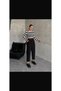 High Waist Belt and Pleat Detail Pocket Cigarette Ankle Length Pants - 6