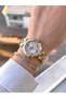 Steel Cord Calendar Dial 5 Atm Water Resistant Women Wrist Watch+Bracelet Byw.1139.02 - 2