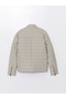 Lcw Vision Beige Slim Fit Stand Collar Men's Leather Look Coat - 7