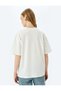 Beige Oversized T-Shirt - 4