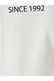 Beige Slogan Printed T-Shirt - 6