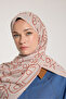 Pure Tone Shawl - Marginal Pattern - Stone - Tile - 3