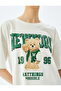 Beige Varsity T-Shirt - 5