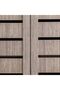 Ricky 14-pair Shoe Cabinet - Natural Oak L76xw33xh86cm - 5