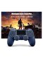 Bluetooth Wireless Game Controller for PS4/PC/iOS/Android with Dual Vibration,Headphone Jack - Blue