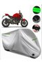 Ducati Monster 1200 R Compatible Motorcycle Tarpaulin Premium (Lock Compatible)-Gray