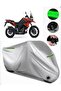 Suzuki V-Strom 1050 Rear Bag Compatible Motorcycle Tarpaulin Premium (Lock Compatible)-Gray