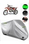 Apachi 4V Cross Rear Bag Compatible Motorcycle Tarpaulin Premium (Lock Compatible)-Gray