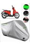 Aprilia Scarabeo 200 Compatible Motorcycle Tarpaulin Premium (Lock Compatible)-Gray