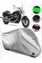 Suzuki Marauder 250 Rear Bag Compatible Motorcycle Tarpaulin Premium (Lock Compatible)-Black