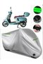 Altai Ristretto 125 Rear Bag Compatible Premium Motorcycle Tarpaulin (Lock Compatible) Black-Grey