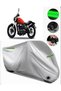 Yuki Funrider 125 Rear Bag Compatible Premium Motorcycle Tarpaulin (Lock Compatible) Black-Grey