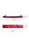 ANGRONG 2x Red Rear Bumper Reflector Light Left Right For VW Transporter T5 2003-11 Multivan - 4