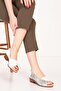 Women's Genuine Leather Short Heeled Comfortable Shoes Msa.42 - 5