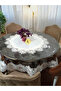 Round Table Cover Transparent Table Cover with Runner Pvc - 2
