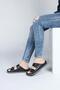 50003 Double Buckle Black Daily Women's Slippers - 5