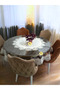 Round Table Cover Transparent Table Cover with Runner Pvc - 3