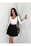 WOMEN'S KNEEGARTER SKIRT WITH BUFFET-STYLE FLARED HEM AND BUFFET-STYLE SKIRT - 6