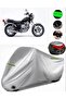Suzuki Gn 250 Topcase Compatible Motorcycle Tarpaulin Premium (Lock Compatible)-Gray