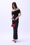 New Season Strapless Collar Women's Maxi Evening Dress 52225045 - 4