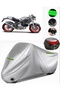Ducati Monster 620Ie Rear Bag Compatible Motorcycle Tarpaulin Premium (Lock Compatible)-Gray
