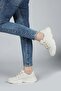 26776 Light Beige Women's Sneaker Casual Sneakers - 3