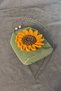 - Esra 6723 Handmade Sunflower Motif Macrame Rope Burs Closure Shoulder Bag - 7