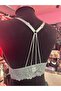 Women's Mint Green Supported Front Clip Back Detailed Half Bralette Single Bra - 3