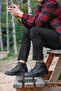 16309 High Top Black Men's Sneaker Casual Sports Shoes - 3